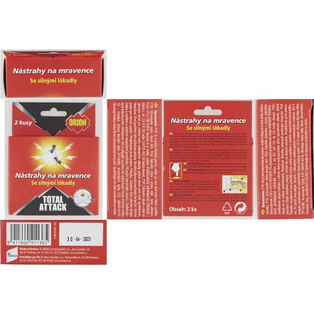 Orion Total Attack nástrahy na mravence 2 ks