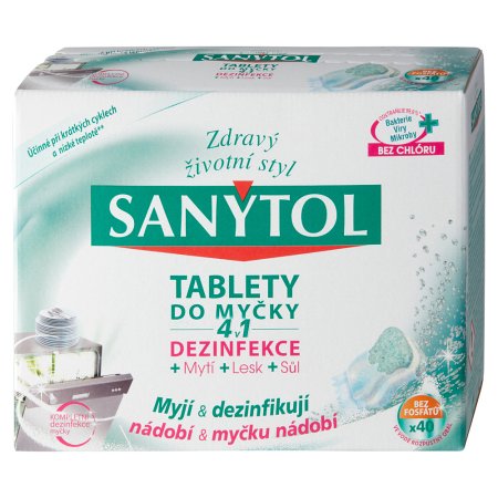 Sanytol 4v1 tablety do myčky 40 ks