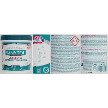 Sanytol dezinfekční odstraňovač skvrn 450 g