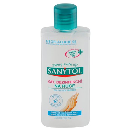 Sanytol dezinfekční gel na ruce pro citlivou pokožku 75 ml