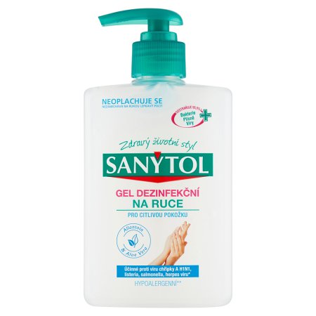 Sanytol dezinfekční gel na ruce pro citlivou pokožku 250 ml