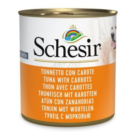 Schesir Dog konz. Adult tuňák/mrkev 285g