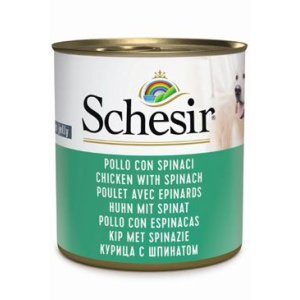 Schesir Dog konz. Adult kuře/špenát 285g