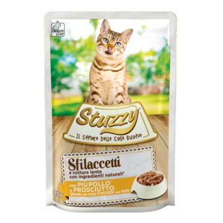 Stuzzy Cat kapsa Adult šunka 85G