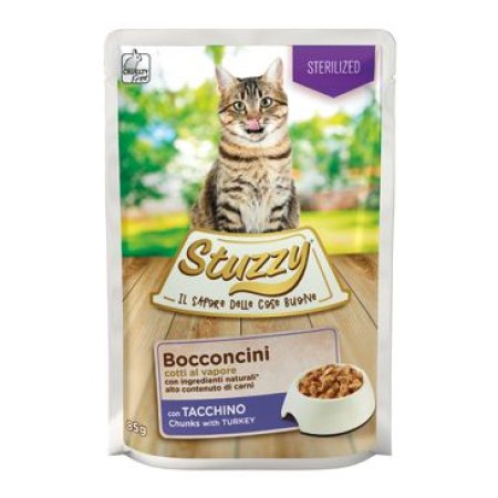 Stuzzy Cat kapsa Adult Sterilised krocan 85G