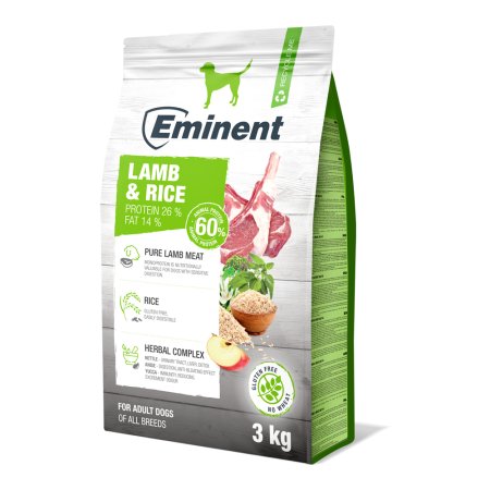 Eminent Lamb and Rice 3 kg NEW