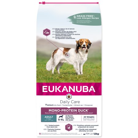 EUKANUBA Daily Care Adult Mono Protein Duck 12 kg