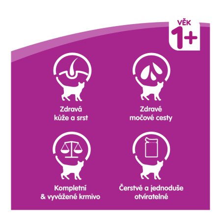 Whiskas kapsička Drůbeží výběr ve šťávě 12 x 85 g