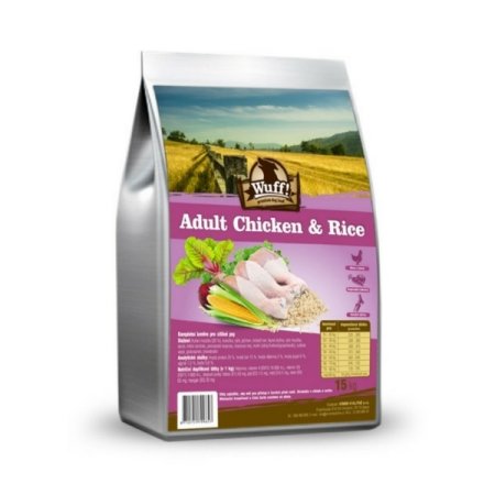 Wuff! Adult Chicken & Rice 15 kg