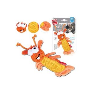 GiGwi Dental Mesh oranžová kreveta, catnip