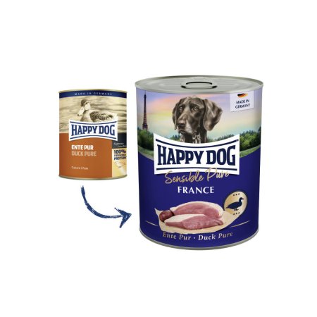 Happy Dog Ente Pur France - kachní 800 g