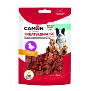 Camon Pamlsky Snacks Kachní Kostky 0,5 cm 80 g