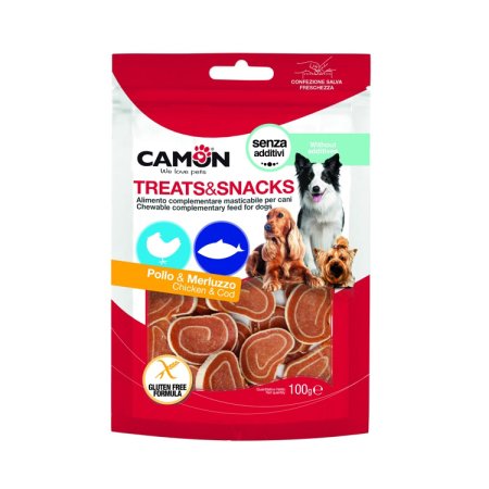 Camon Pamlsky Kuře & Treska 100 g