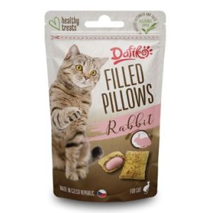 Plněné polštářky pro kočky - králičí 40g