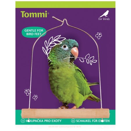 Houpačka střední - dřevo + kov