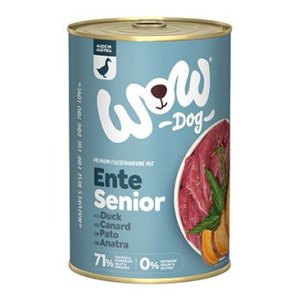 WOW konzerva Kachna s batáty Senior 400g