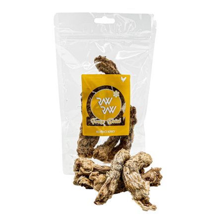 RAW RAW Freeze Dried Kuřecí krky 5ks