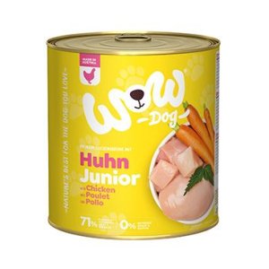 WOW konzerva Kuřecí s karotkou Junior 800g 