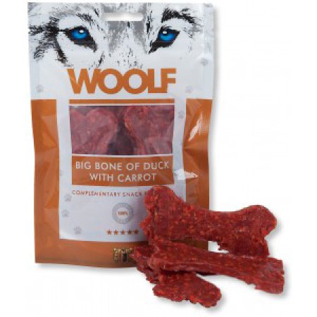 Woolf Big Bone of Duck with Carrot 100g