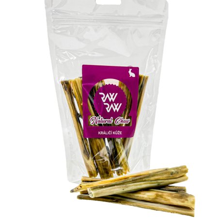 RAW RAW Natural Chew Králičí kůže 100g