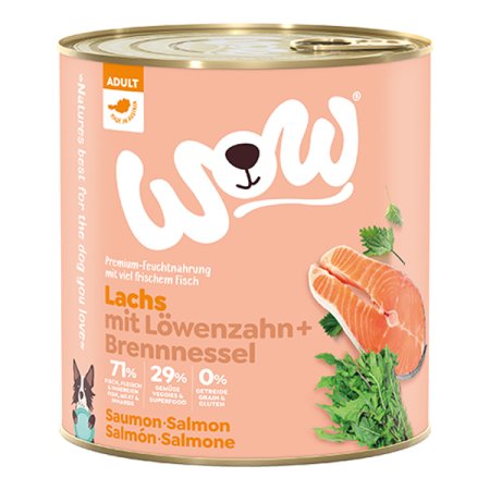 WOW konzerva Losos s rajčaty Adult 800g