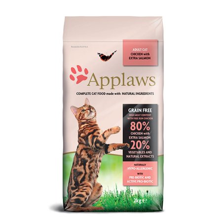 Applaws granule Cat Adult Kuře s lososem 2kg