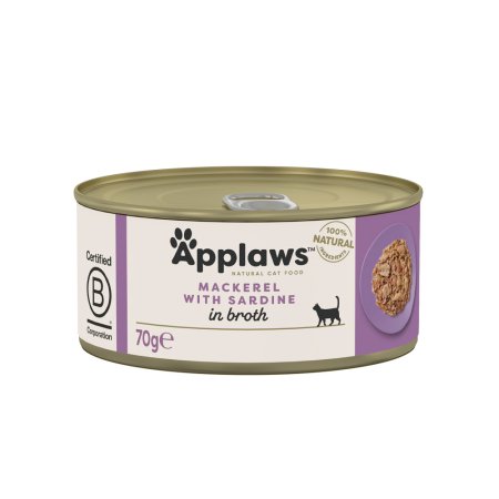 Applaws konzerva Cat Makrela se sardinkami 6x 70g