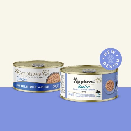 Applaws konzerva Cat Senior Tuňák se sardinkami 70g