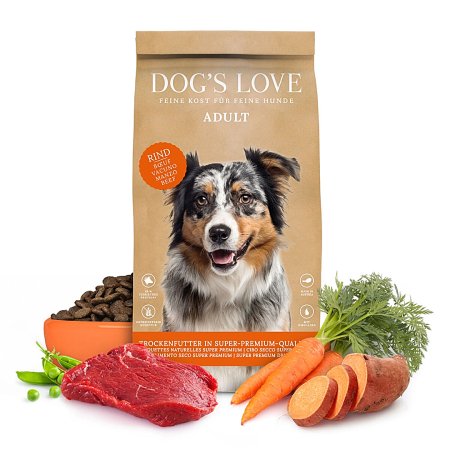 Dog's Love granule Hovězí Adult 2kg