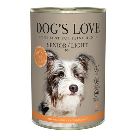 Dog's Love konzerva Krocan Senior/Light Classic 400g