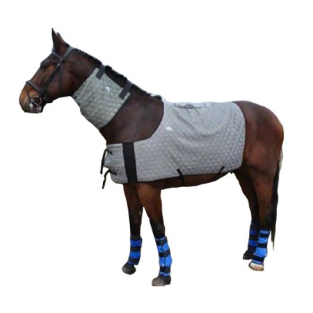 Chladící nákrčník pro koně HyperKewl Horse Neck šedý / M