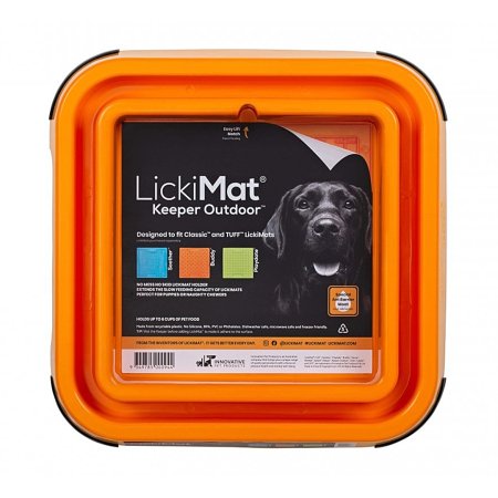 LickiMat Keeper Outdoor pro lízací podložky oranžový