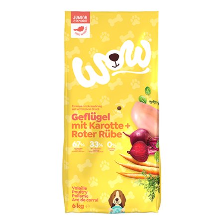 WOW granule Drůbeží Junior 6kg