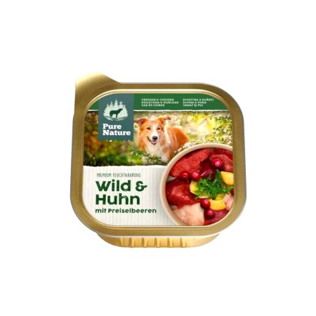 Pure Nature Dog Adult paštika Zvěřina a Kuře 150g