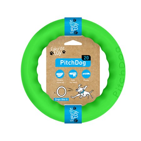 PitchDog tréninkový Kruh pro psy zelený Medium