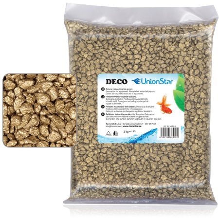 Akvarijní písek zlatý 2kg DECO