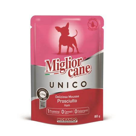 Mig.Unico MINI kapsička šunka 80g - pes