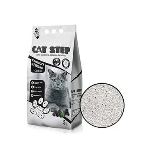 Cat Step Compact White Carbon 5 l