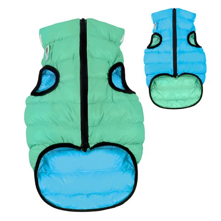 AiryVest Lumi bunda pro psy luminiscenční/modrá M 40