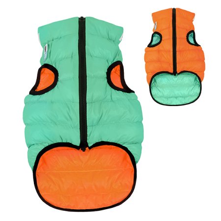 AiryVest Lumi bunda pro psy luminiscenční/oranžová M 40