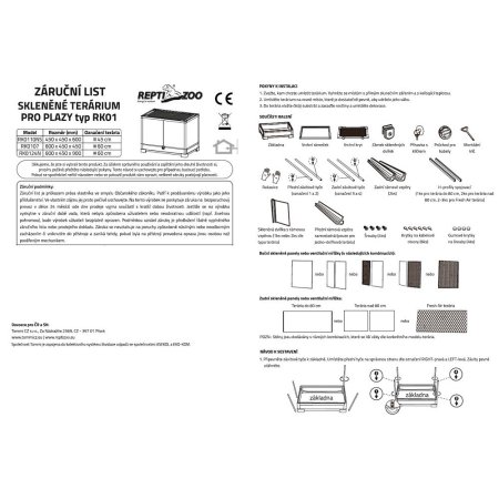 ReptiZoo Terárium RK0107 60x45x45cm
