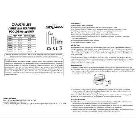 ReptiZoo Topná podložka SHM 20W 42x28cm