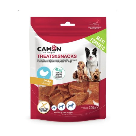 Camon Pamlsky Kuřecí Chipsy 3 cm 300 g