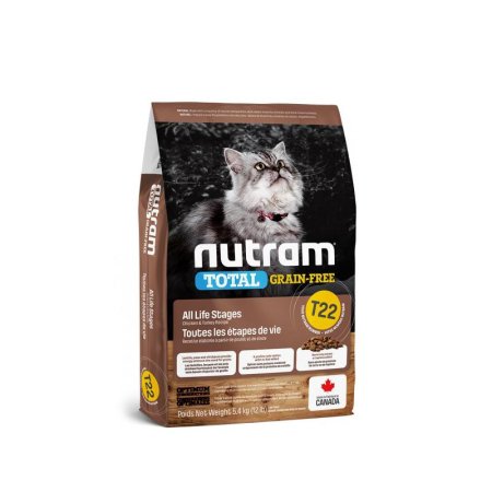 Nutram Total Grain Free kuře, krůta Cat 5,4 kg