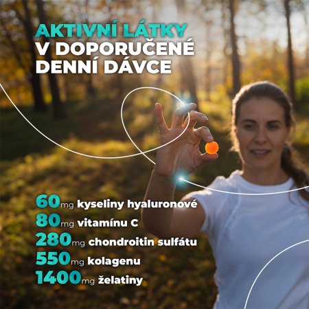 Contipro Geloren Active pomeranč kloubní výživa 400 g / 90 želé