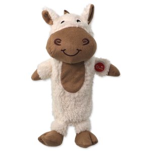 Hračka DF Snuggle mix zvířat s pet lahví 26cm