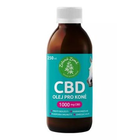 CBD olej pro koně 1000mg, 250ml