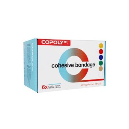 Obinadlo elast. CoPoly 10cm x 4,5m MIX 6ks