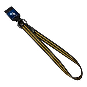 PROFIZOO Obojek stahovací, bavlna (25mm x 70cm) černo-žlutá