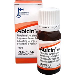 Abicin 30% pryskyřicový lak proti plísňovým infekcím nehtů 10ml